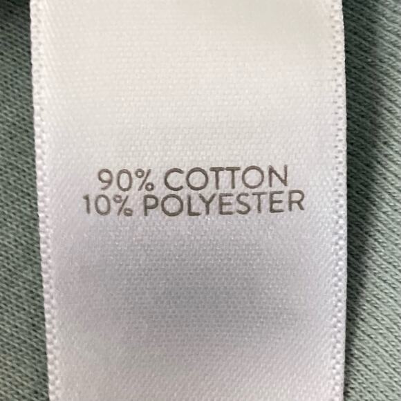 J. Jill Sage Green V-neck Knit Top Front Pockets Casual Coastal Comfy Sz LG - Picture 5 of 8